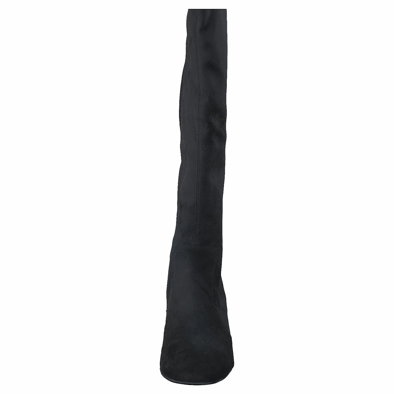 500 Black Suede Stretch Black