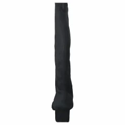 500 Black Suede Stretch Black