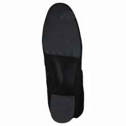 500 Black Suede Stretch Black
