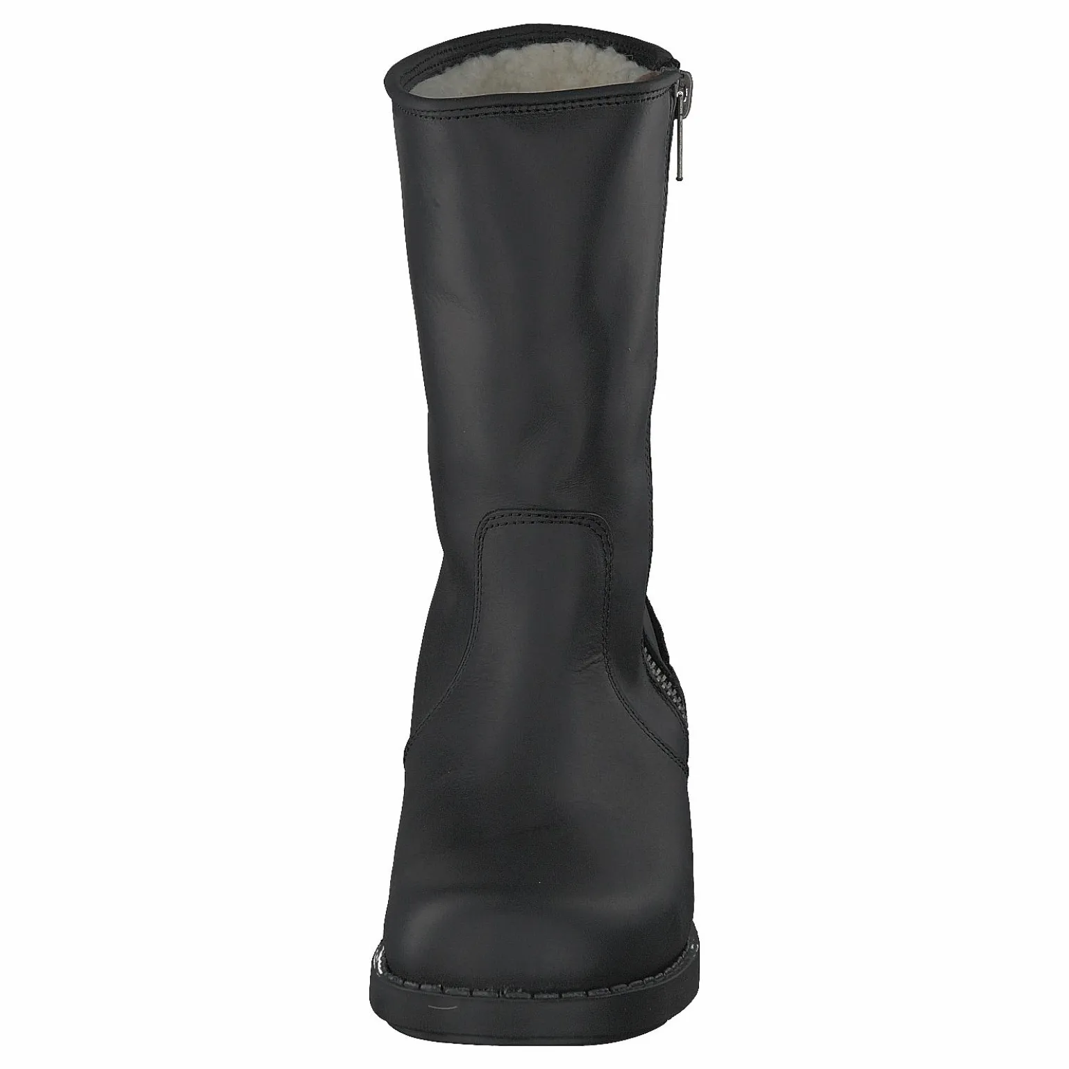 250 Mid Zip Side Black Old Silver