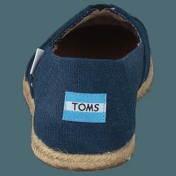 Alpargata Navy Washed Canvas Rope Sole