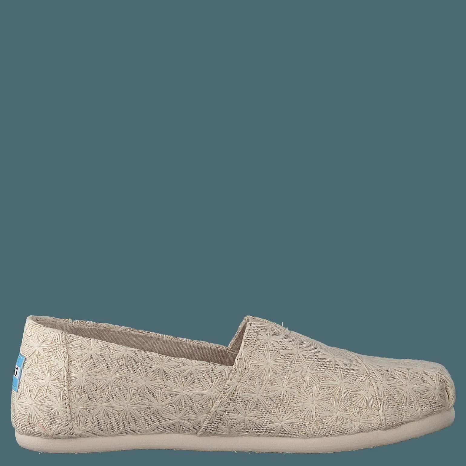 Alpargata Youth Natural Daisy Metallic
