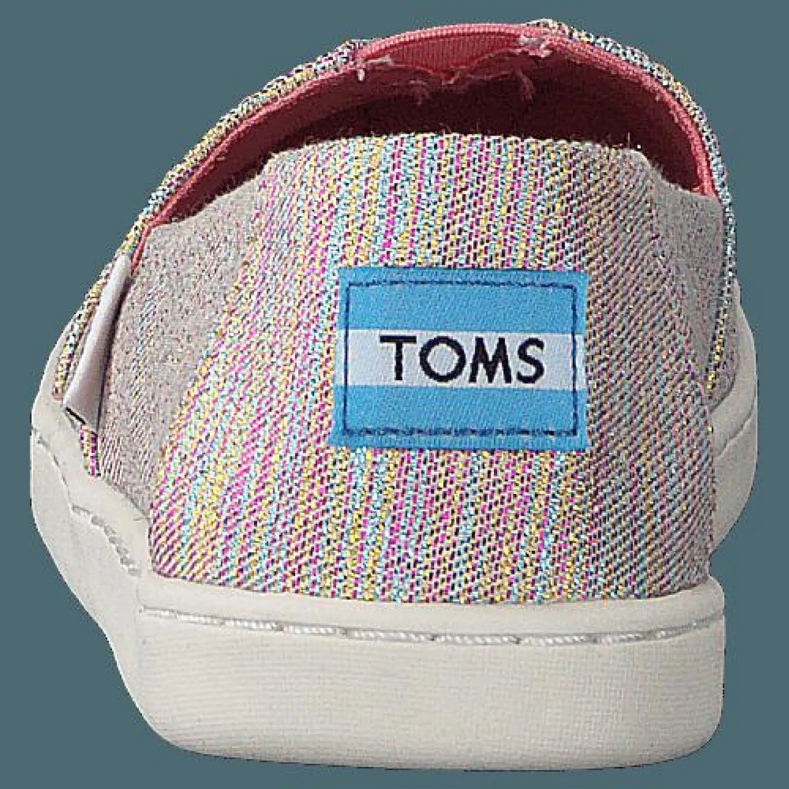 Alpargata Youth Pink Multi Twill Glimmer
