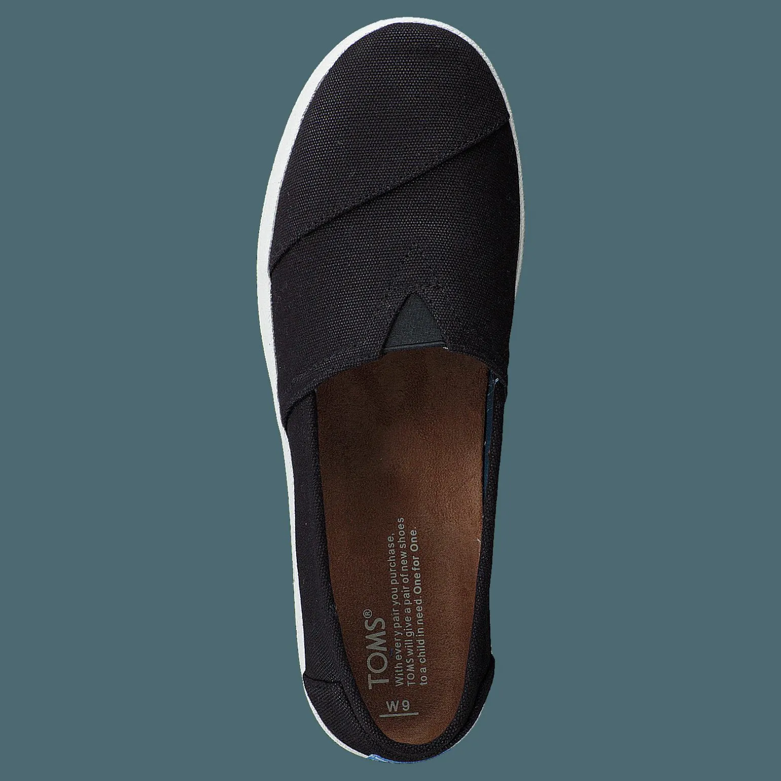 Avlon Slip-On Black Coated Canvas