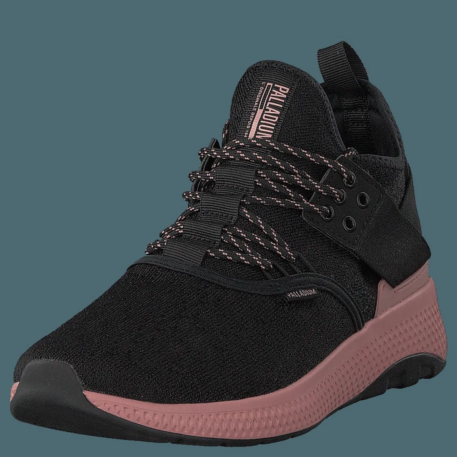Ax_eon Lace Knit Black/Rose Tan