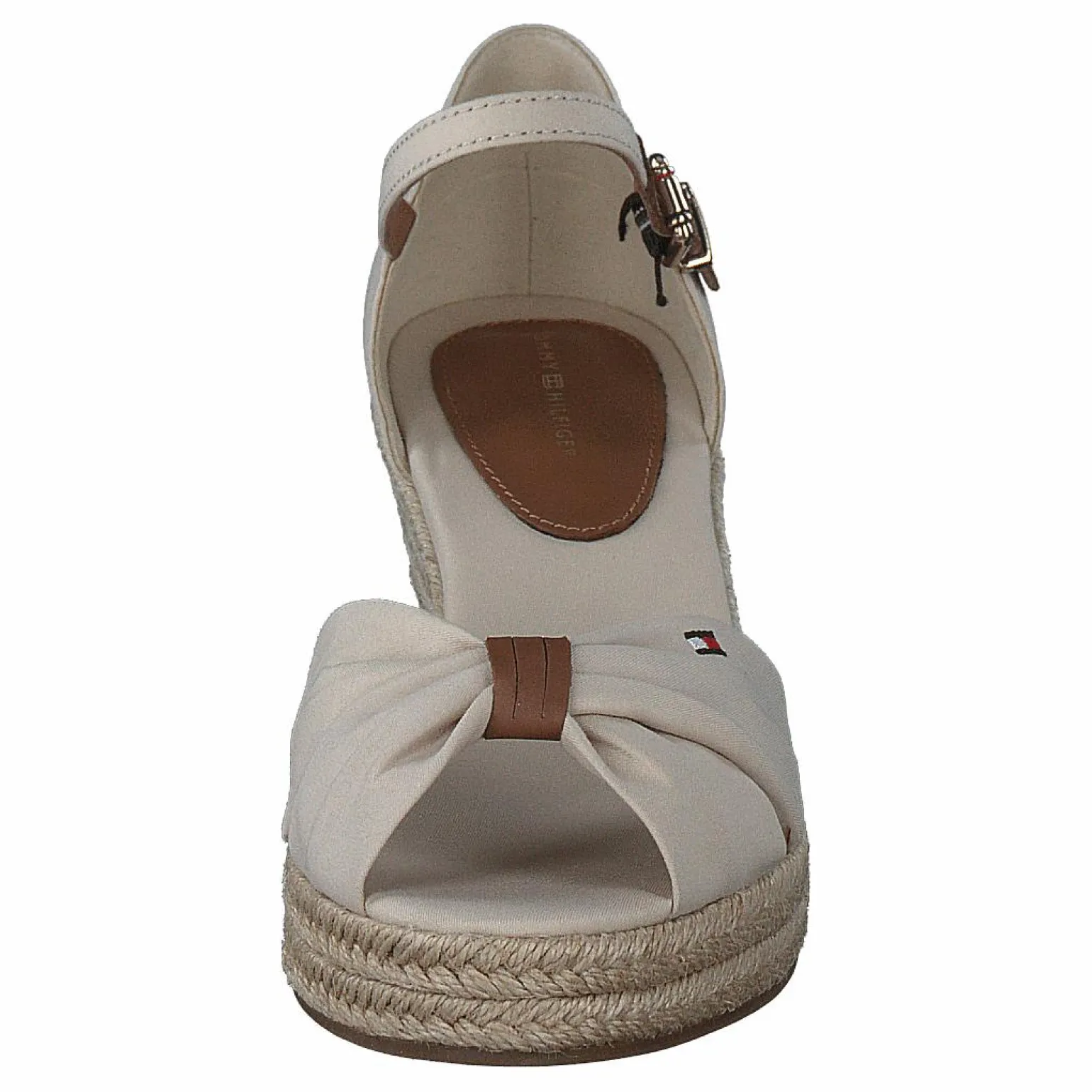 Basic Open Toe Mid Wedge Classic Beige