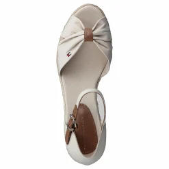 Basic Open Toe Mid Wedge Classic Beige