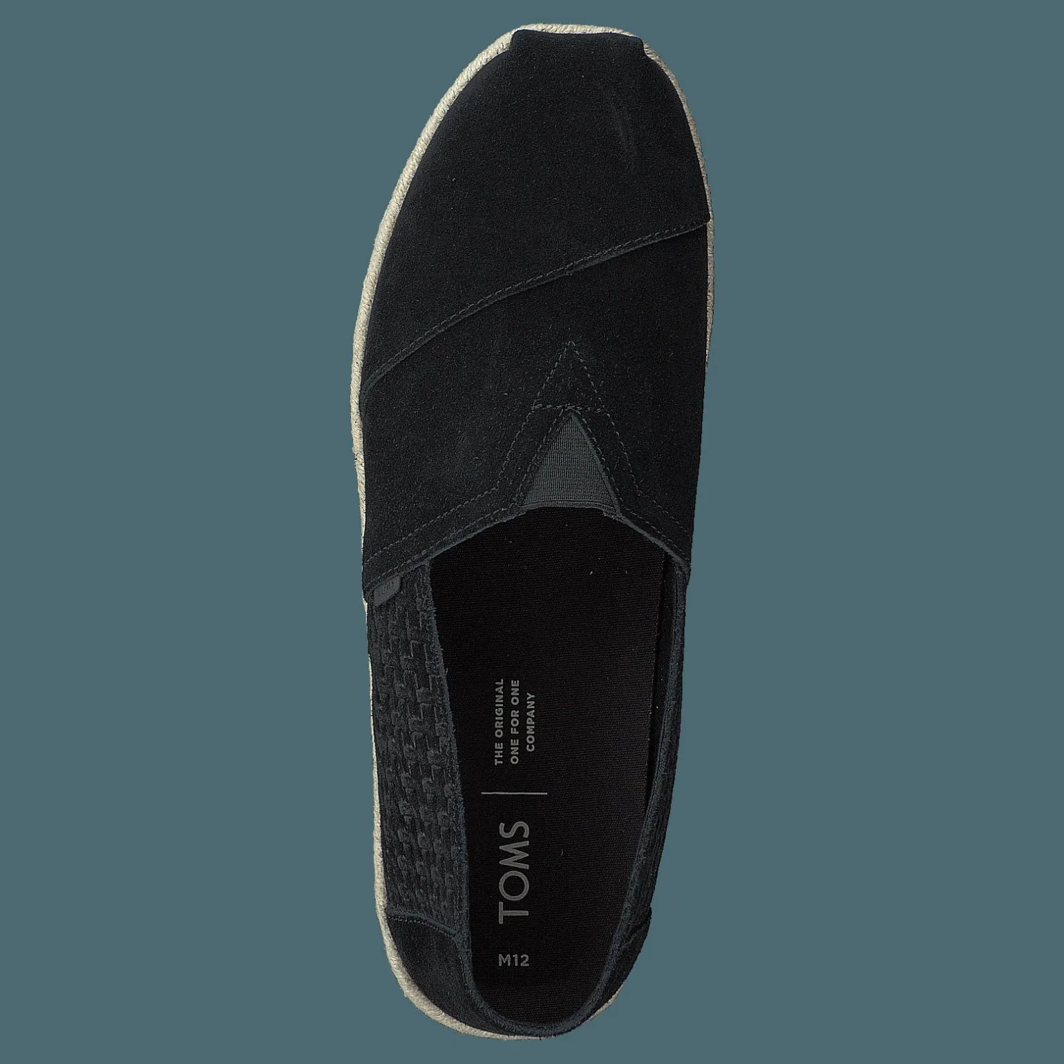 Black Suede Emb/rope Mn Alpr E Black