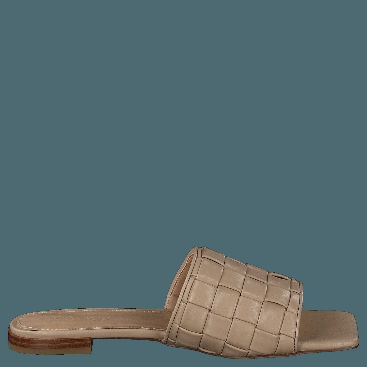 Braided Flats Beige