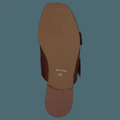 Buckles Square Flat Cognac