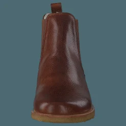 Chelsea boot with wool lining 2509 Medium Brown