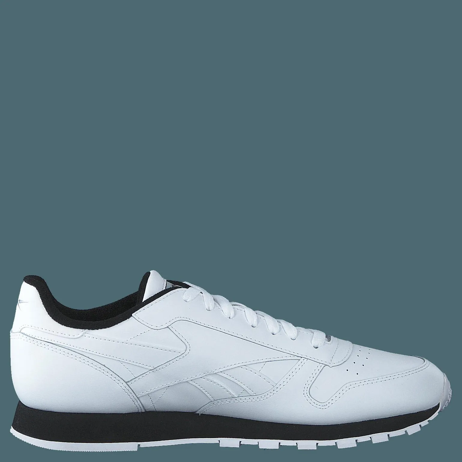 Cl Leather Mu White/black/silvmt