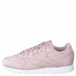 Cl Lthr Ashen Lilac/white