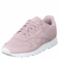 Cl Lthr Ashen Lilac/white