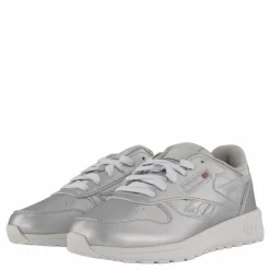 Classic Leather Silver/white