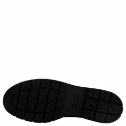 Cleated Lace-up Lthr Mix Mono Black