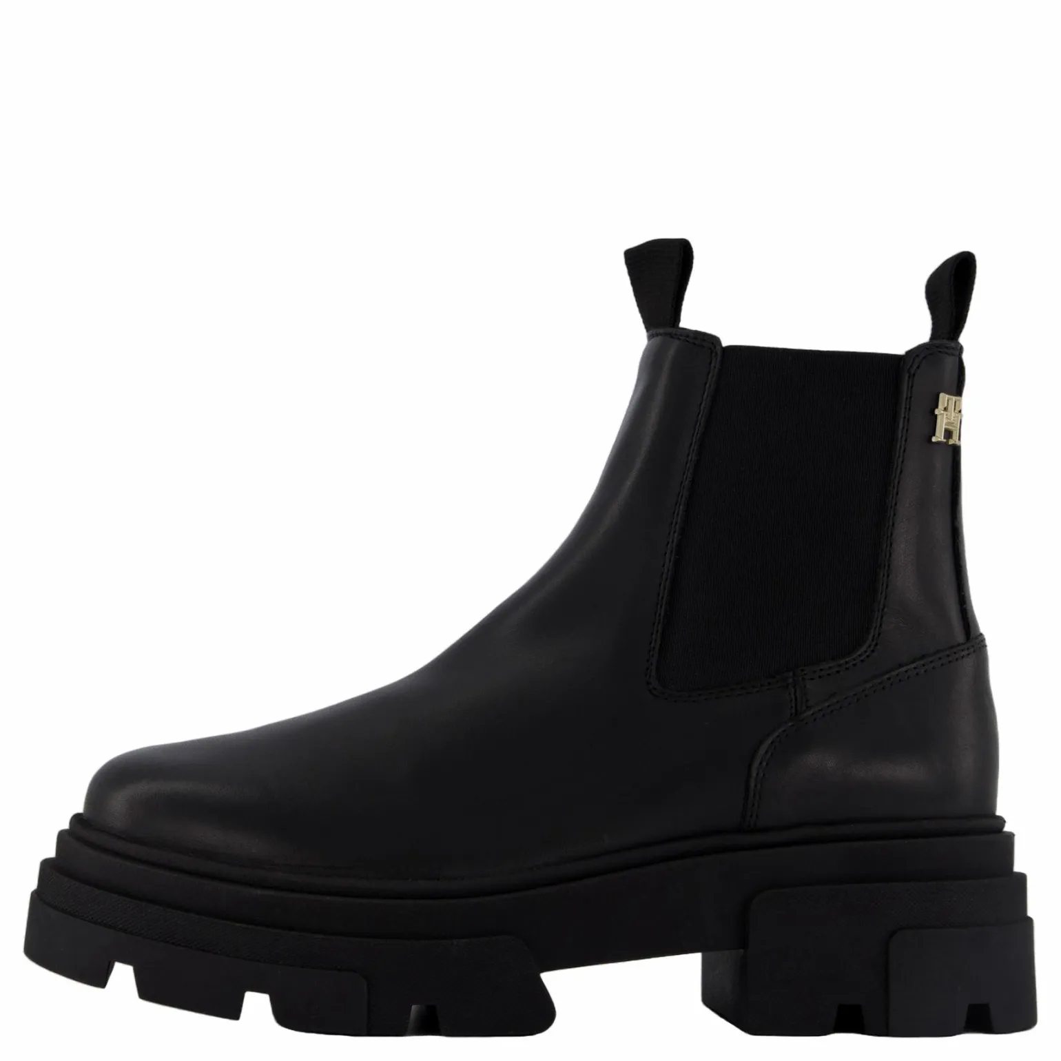 Combat Leather Low Chelsea Black