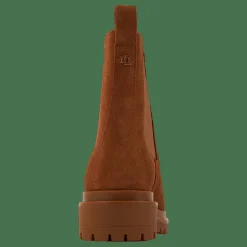 Corinne Suede Bootie Whiskey