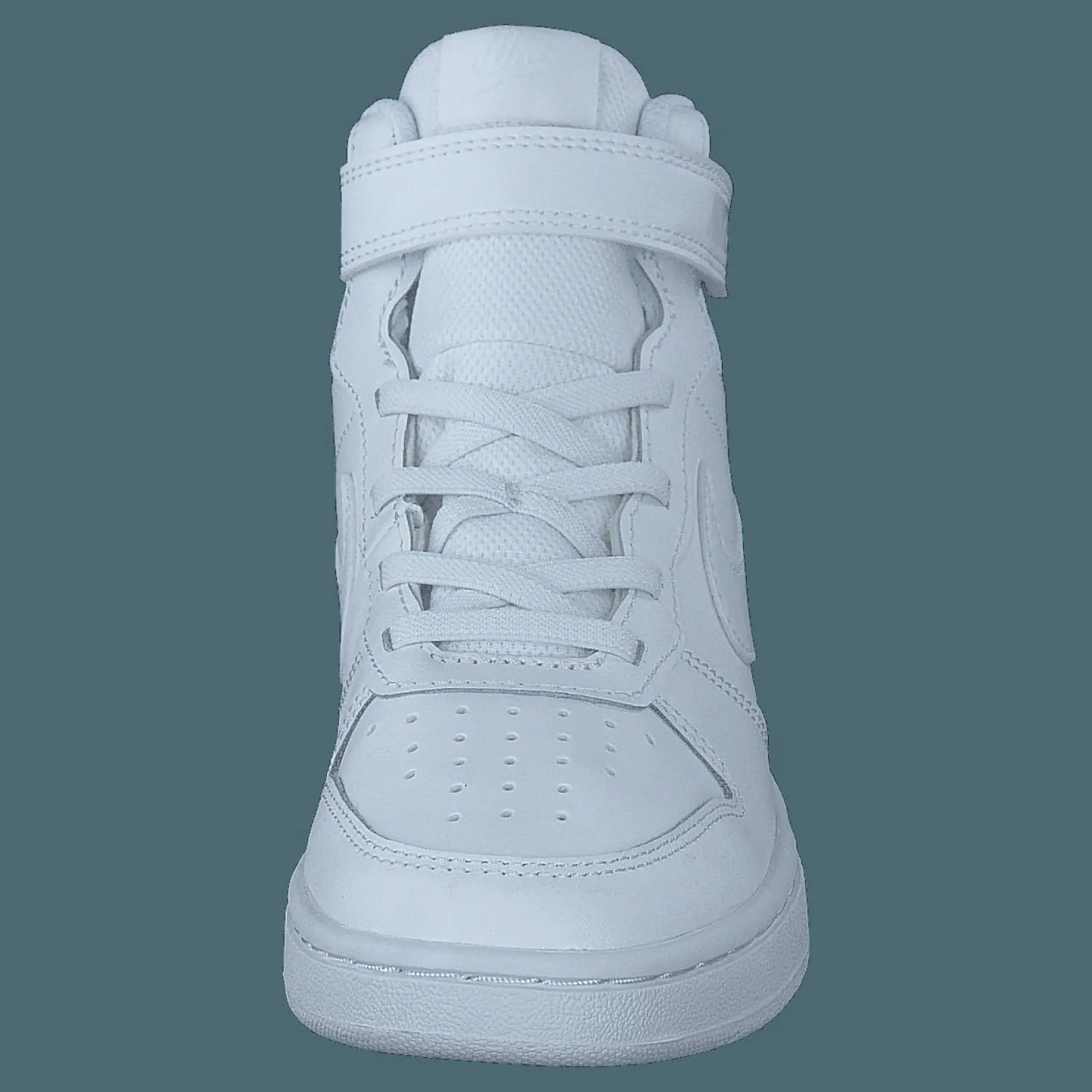 Court Borough Mid 2 Little Kids' Shoes WHITE/WHITE-WHITE