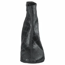 Croco Basic Boots Black