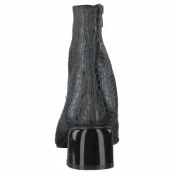 Croco Basic Boots Black