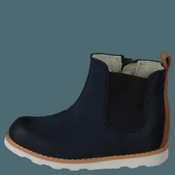 Crown Halo T Navy Leather