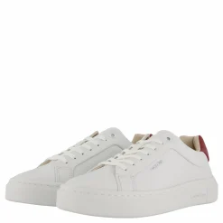 Cupsole Lace Up W/ml Lth Bright White/winery