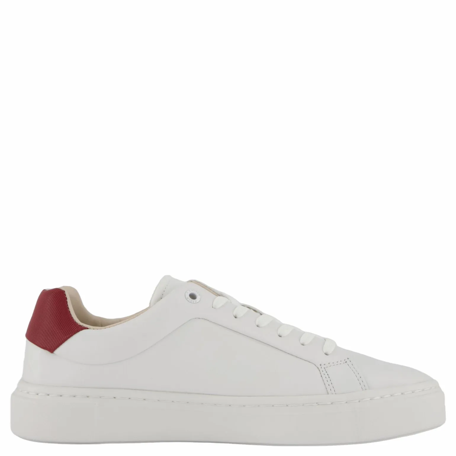 Cupsole Lace Up W/ml Lth Bright White/winery