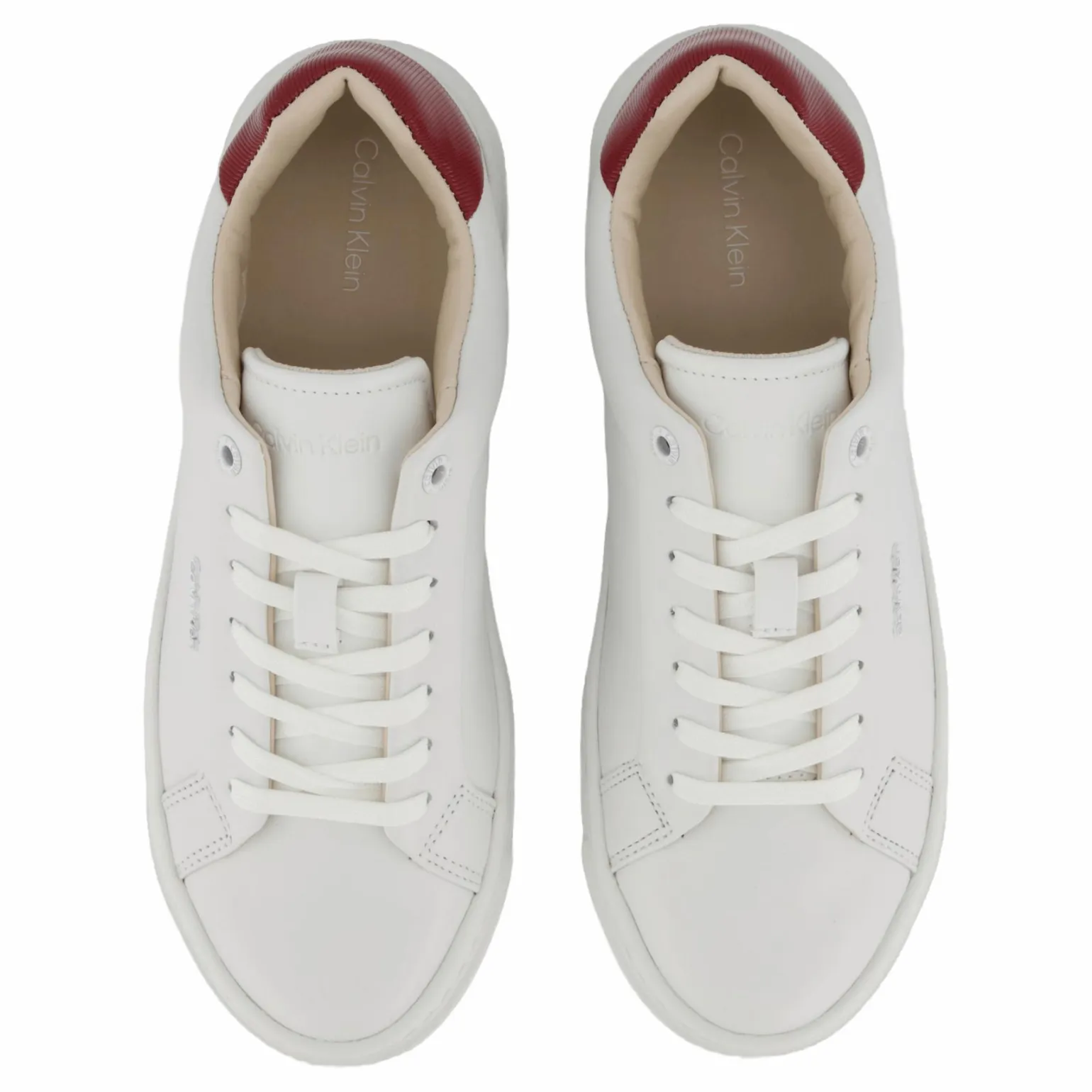 Cupsole Lace Up W/ml Lth Bright White/winery