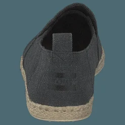 Deconstructed Alpargata Rope Black Washed Canvas/rope