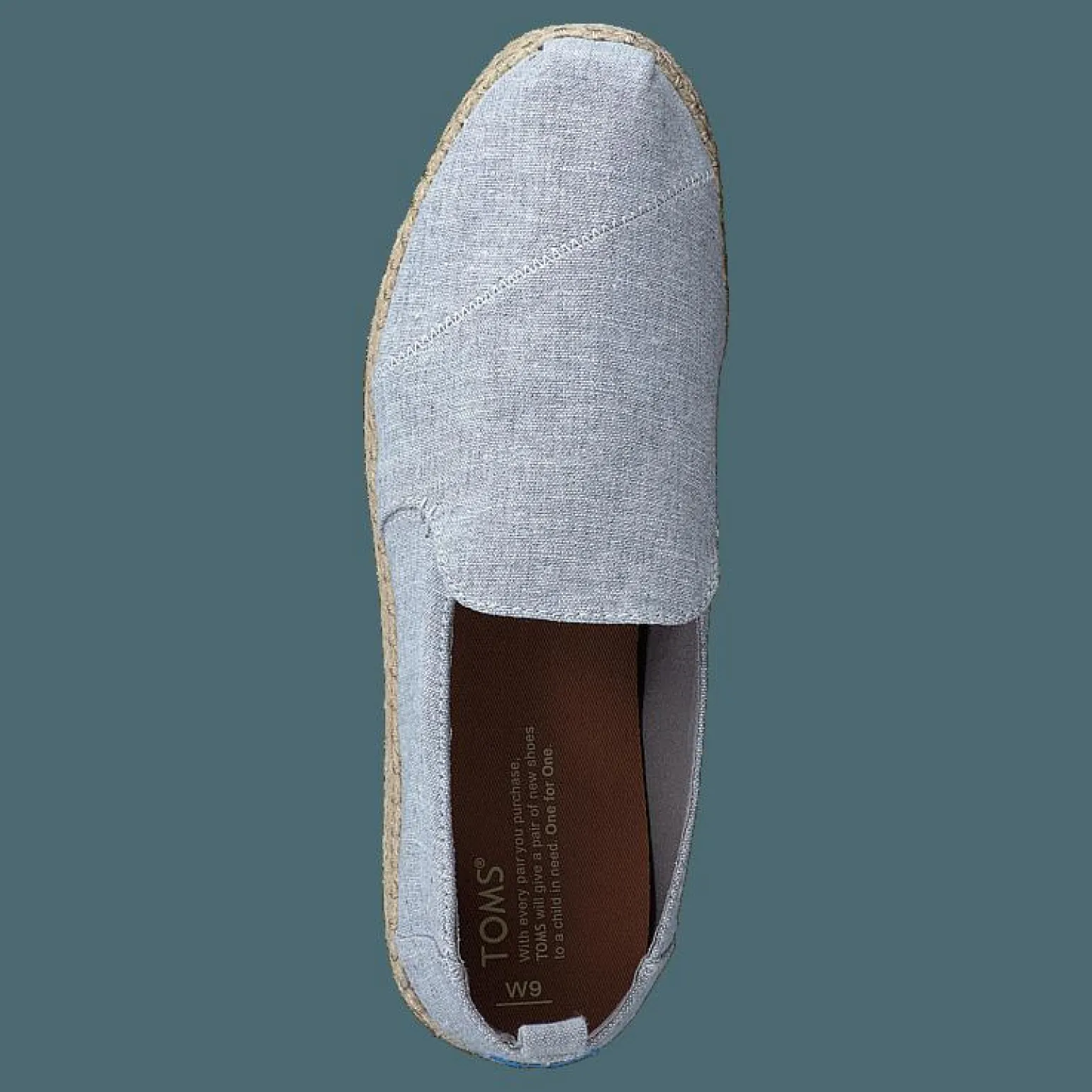 Decontructed Alpergata Drizzle Grey Slub Chambrey