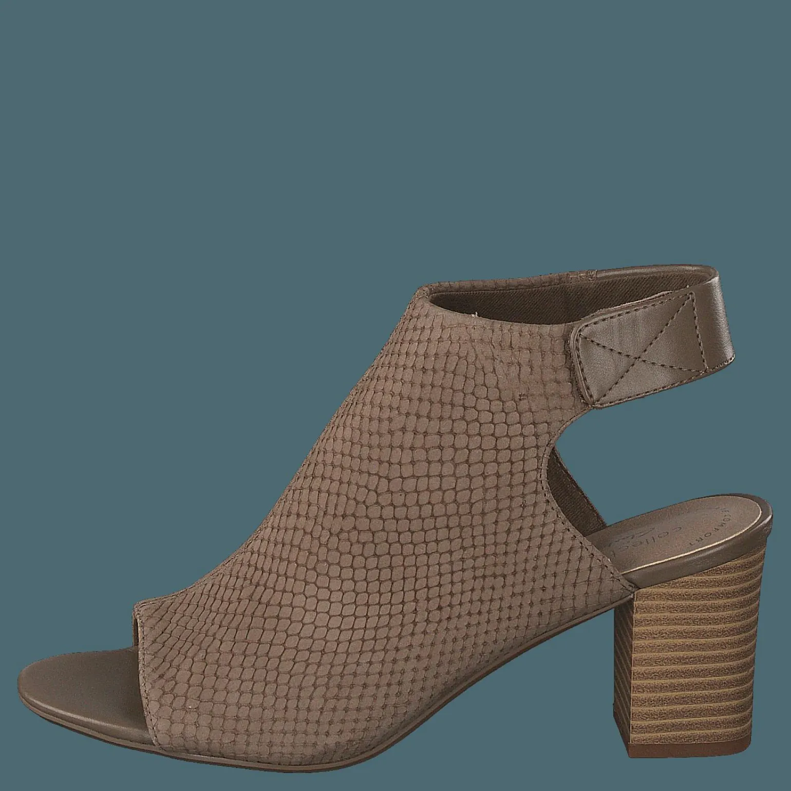 Deva Bell Oliv Interest Nubuck
