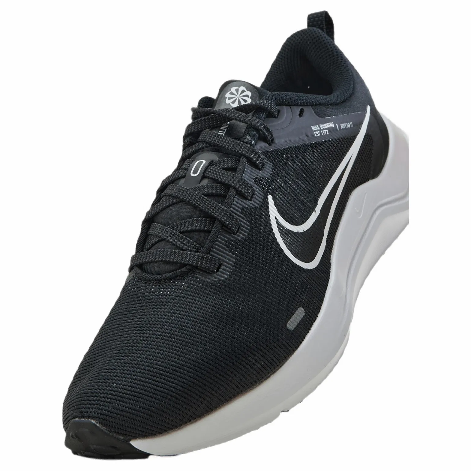 Downshifter 12 Women's Road Running Shoes BLACK/WHITE-SMOKE GREY-PURE PLATINUM