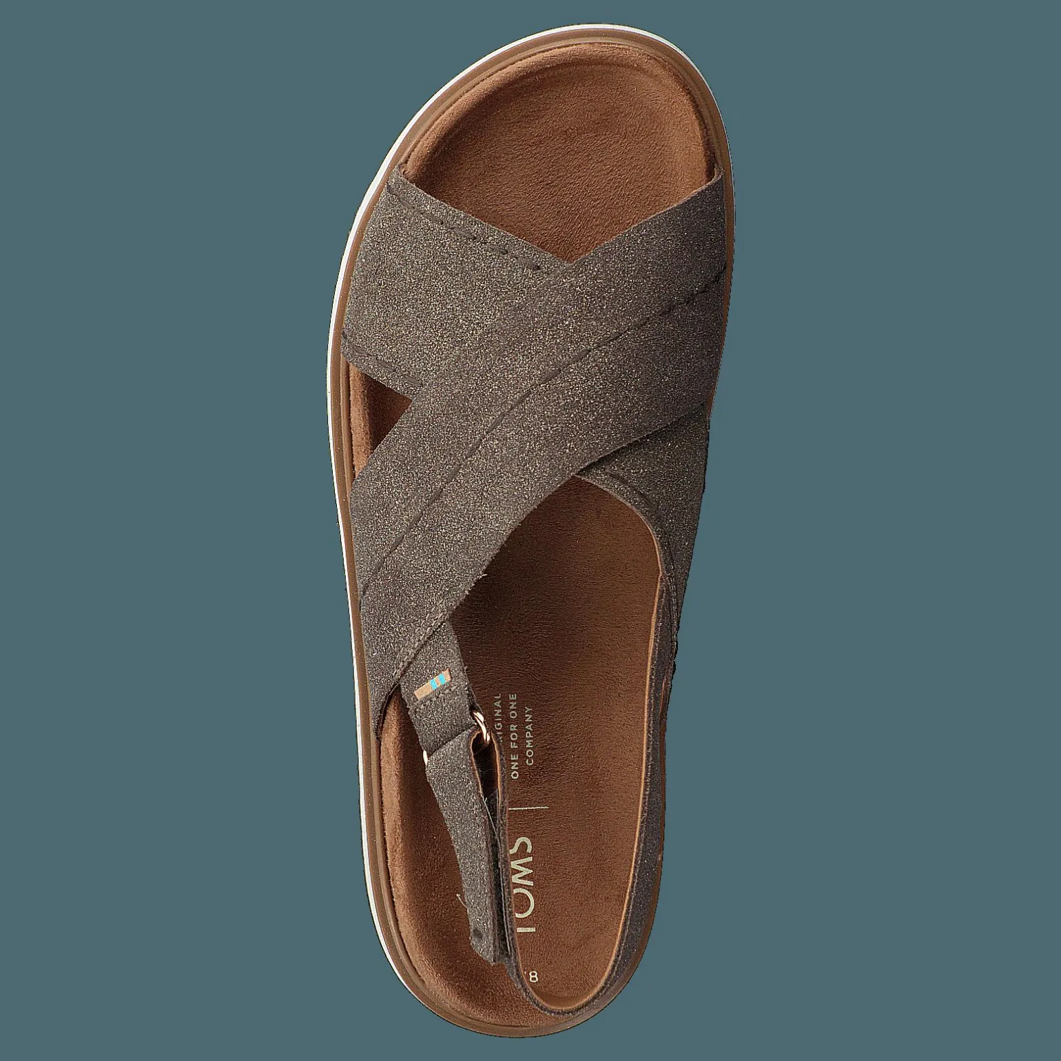 Dusty Gold Star Suede Brown Metallic
