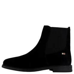 Flag Suede Low Chelsea Black