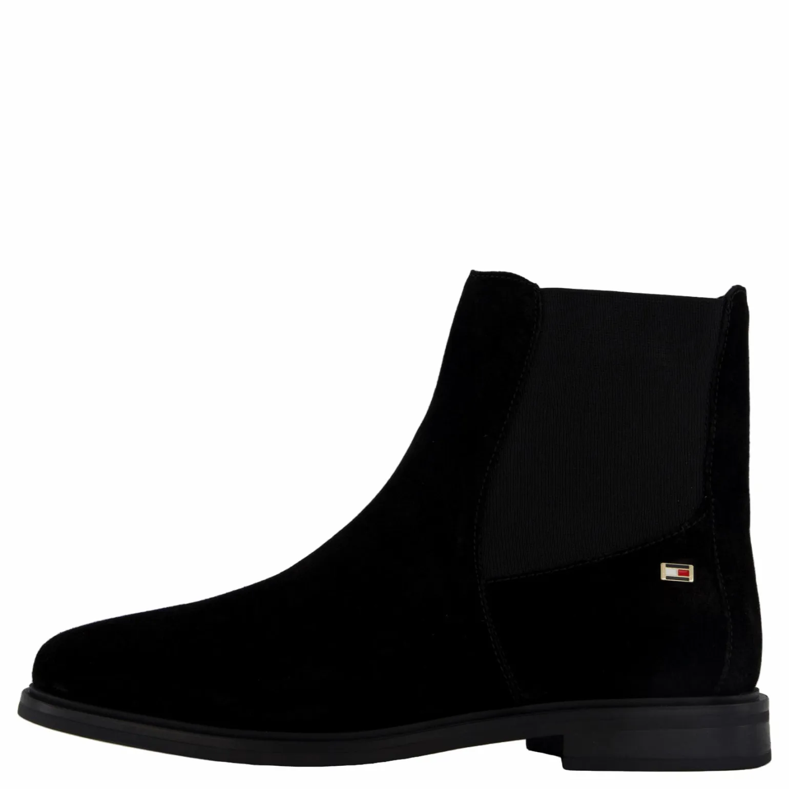 Flag Suede Low Chelsea Black