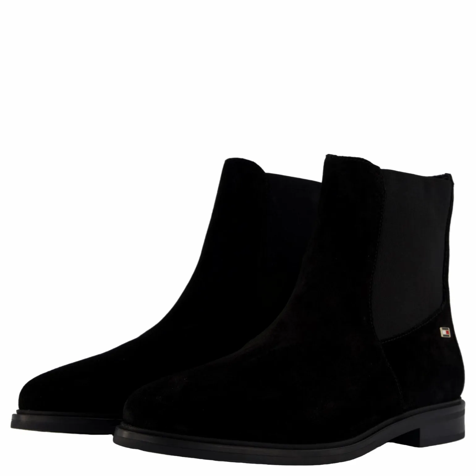 Flag Suede Low Chelsea Black