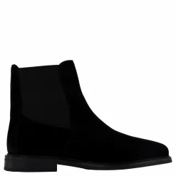 Flag Suede Low Chelsea Black