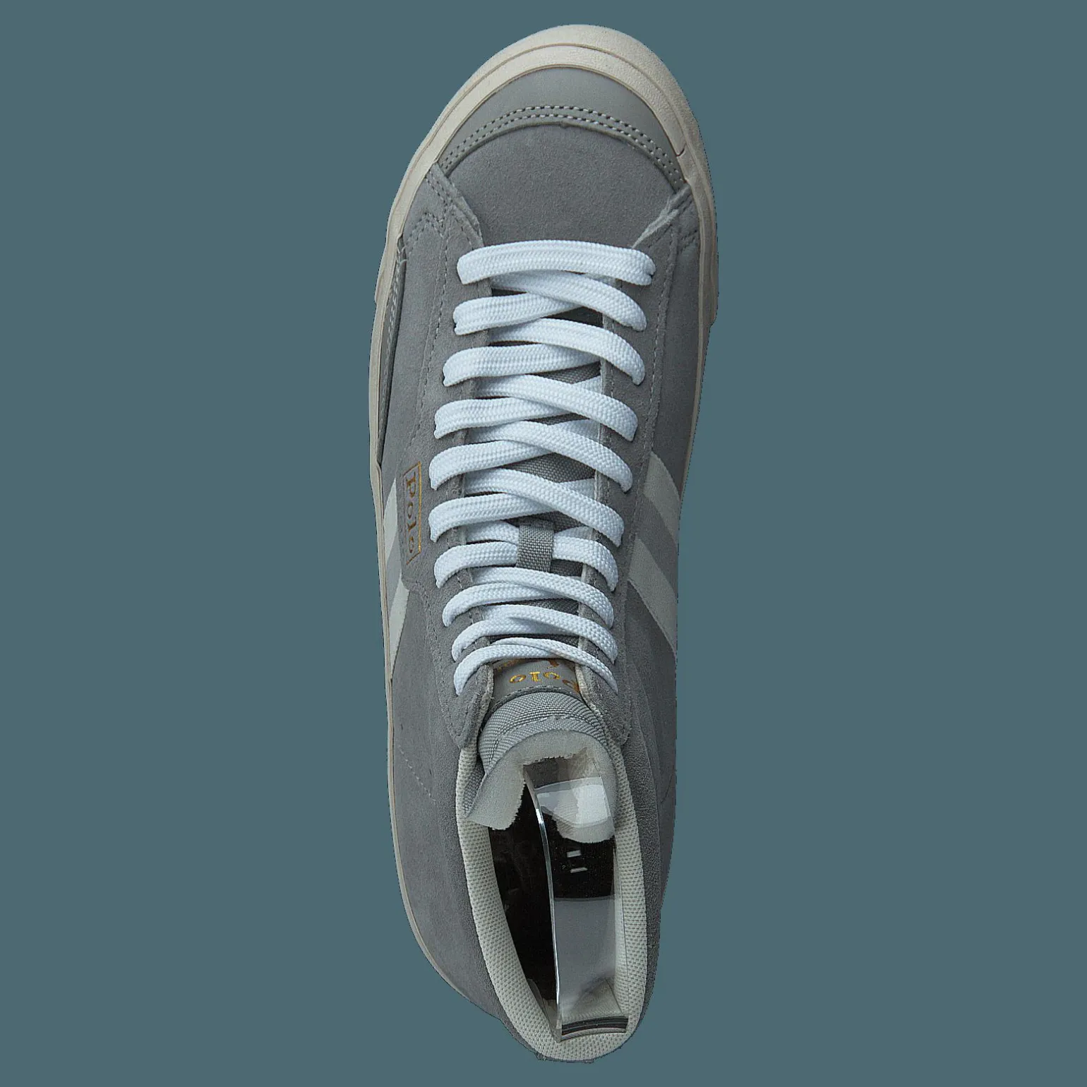 Gervin Mid Suede Sneaker Soft Grey