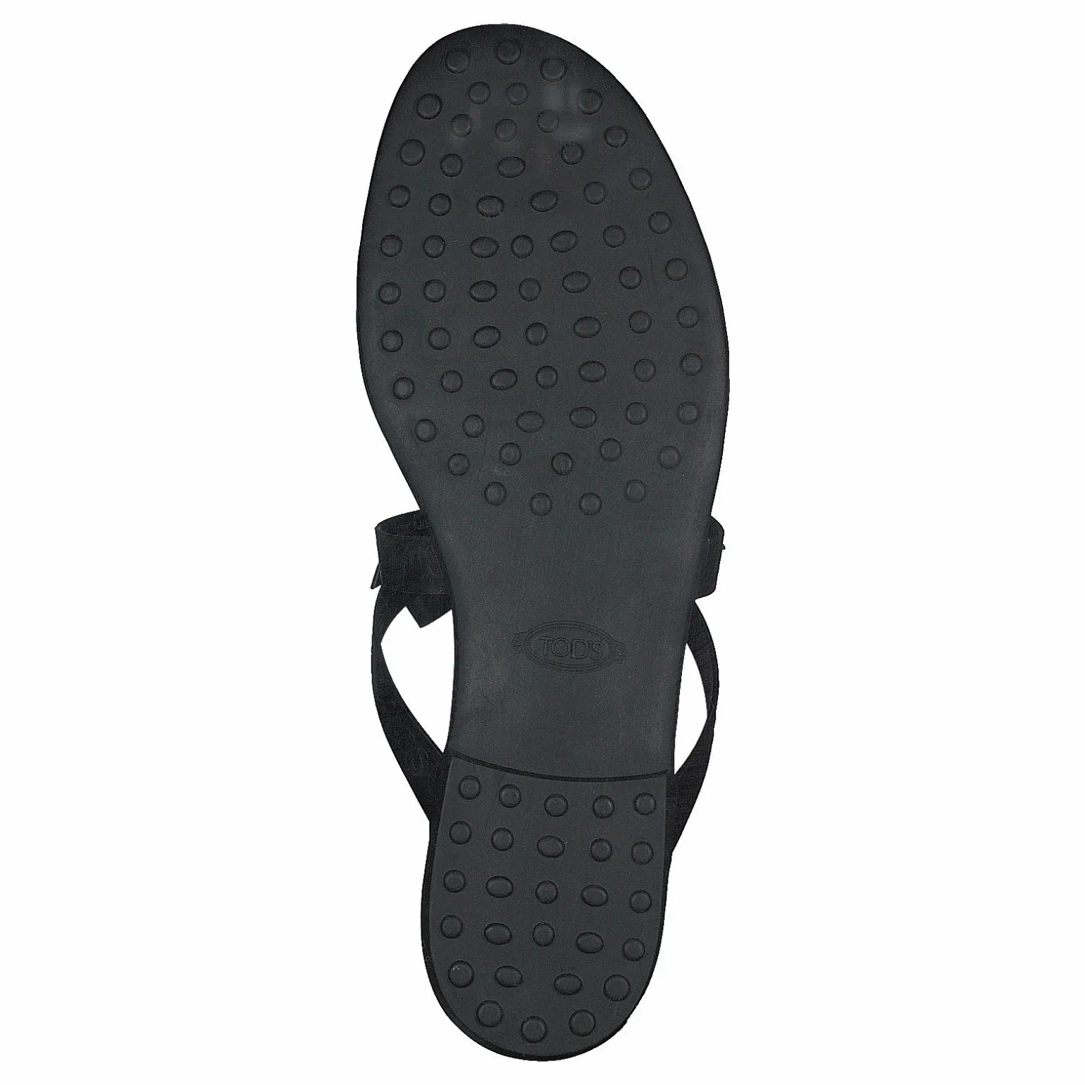 Gomma Bow Sandal Nero