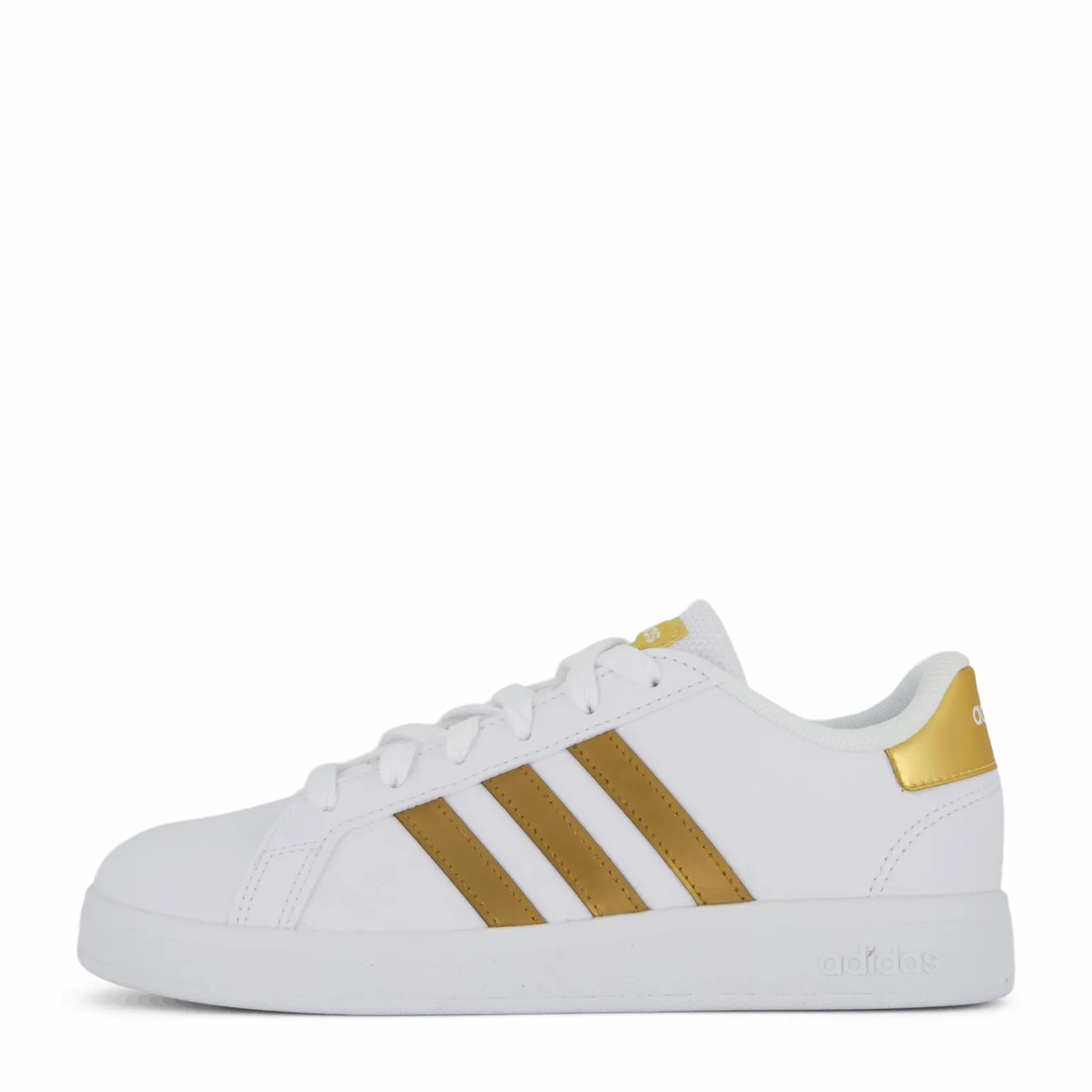 Grand Court Sustainable Lace Shoes Cloud White / Cloud White / Matte Gold