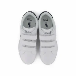 Heritage Court II Leather Sneaker White / Navy