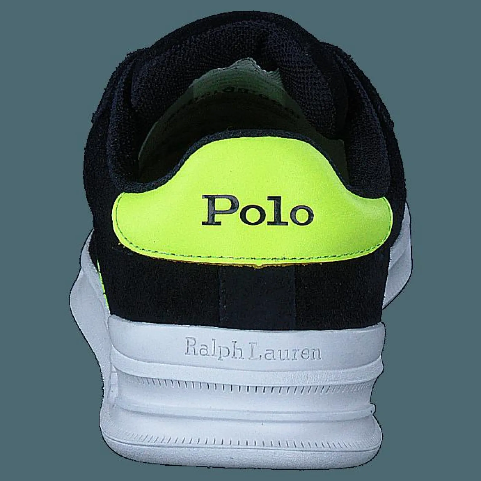 Heritage Court II Suede Sneaker Hunter Navy/Safety Yellow Polo