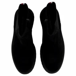 Hilfiger Suede Zip Chelsea Black