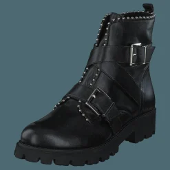 Hoofy Black Leather