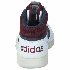 Hoops 3.0 Mid Lifestyle Basketball Classic Vintage Shoes Cloud White / Shadow Navy / Shadow Red