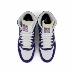 Hoops 3 Mid Lifestyle Basketball Classic Vintage Shoes Cloud White / Dkblue / Dkblue