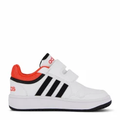 Hoops Shoes Cloud White / Core Black / Bright Red