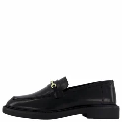 Huddles Black Leather
