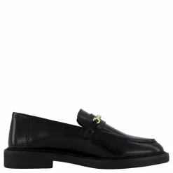 Huddles Black Leather
